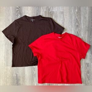 NEW Abercrombie & Fitch Skimming Tee Bundle (2)